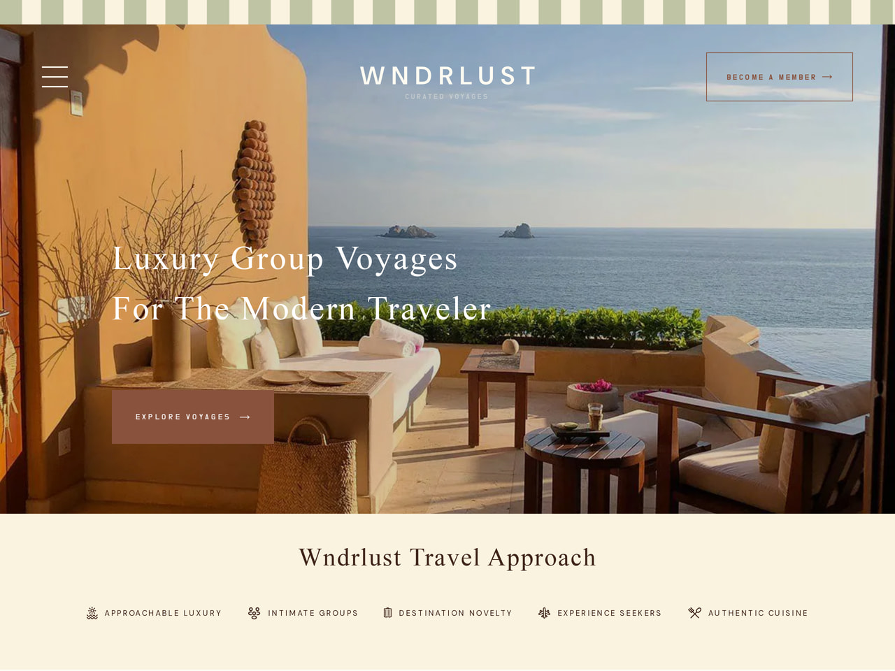 Wndrlust website interface